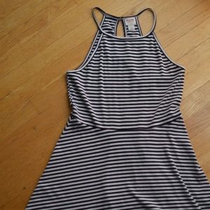 Striped stretchy dress